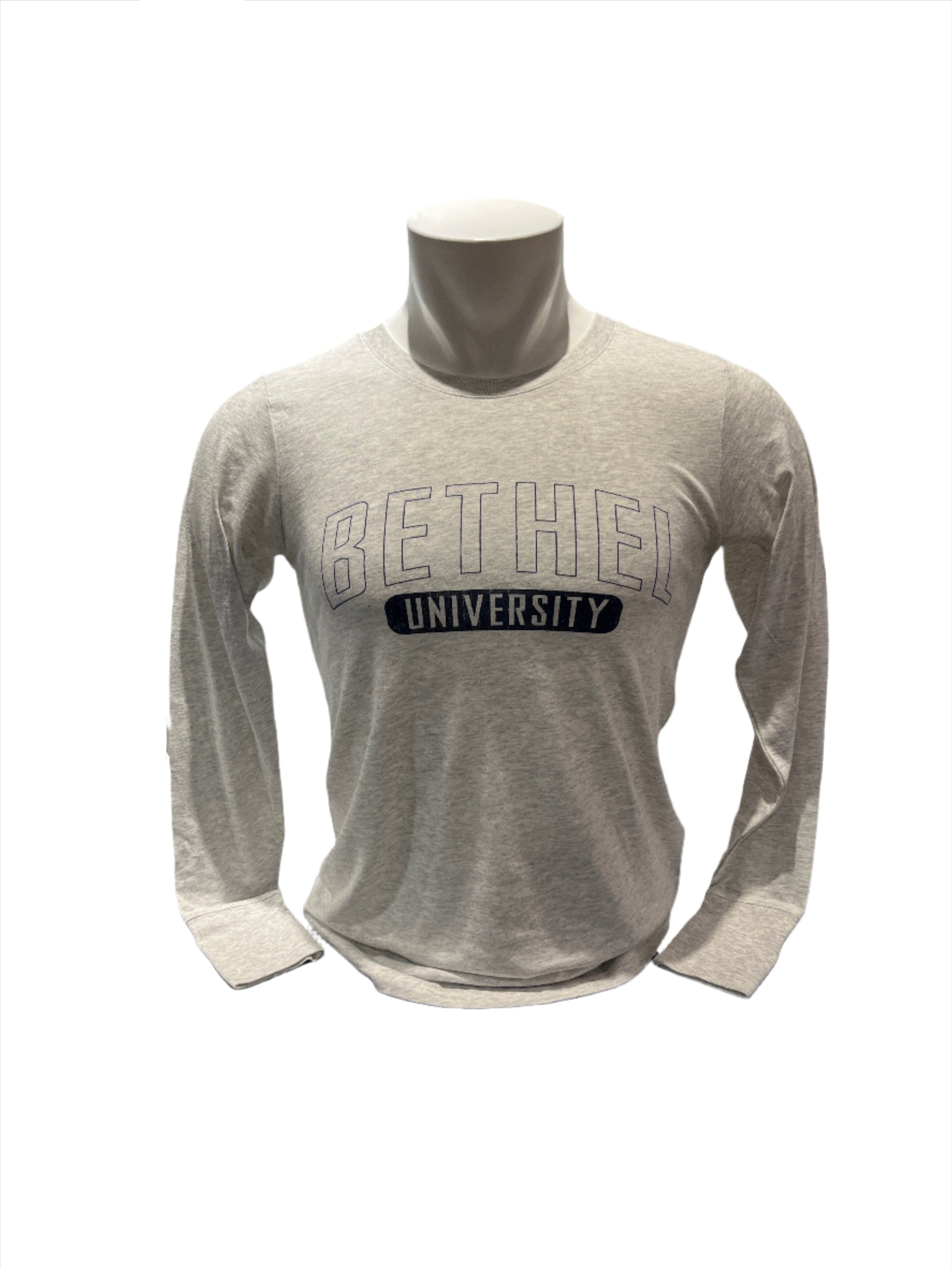 Blue 84 BU Ladies LS Tee | Light Gray