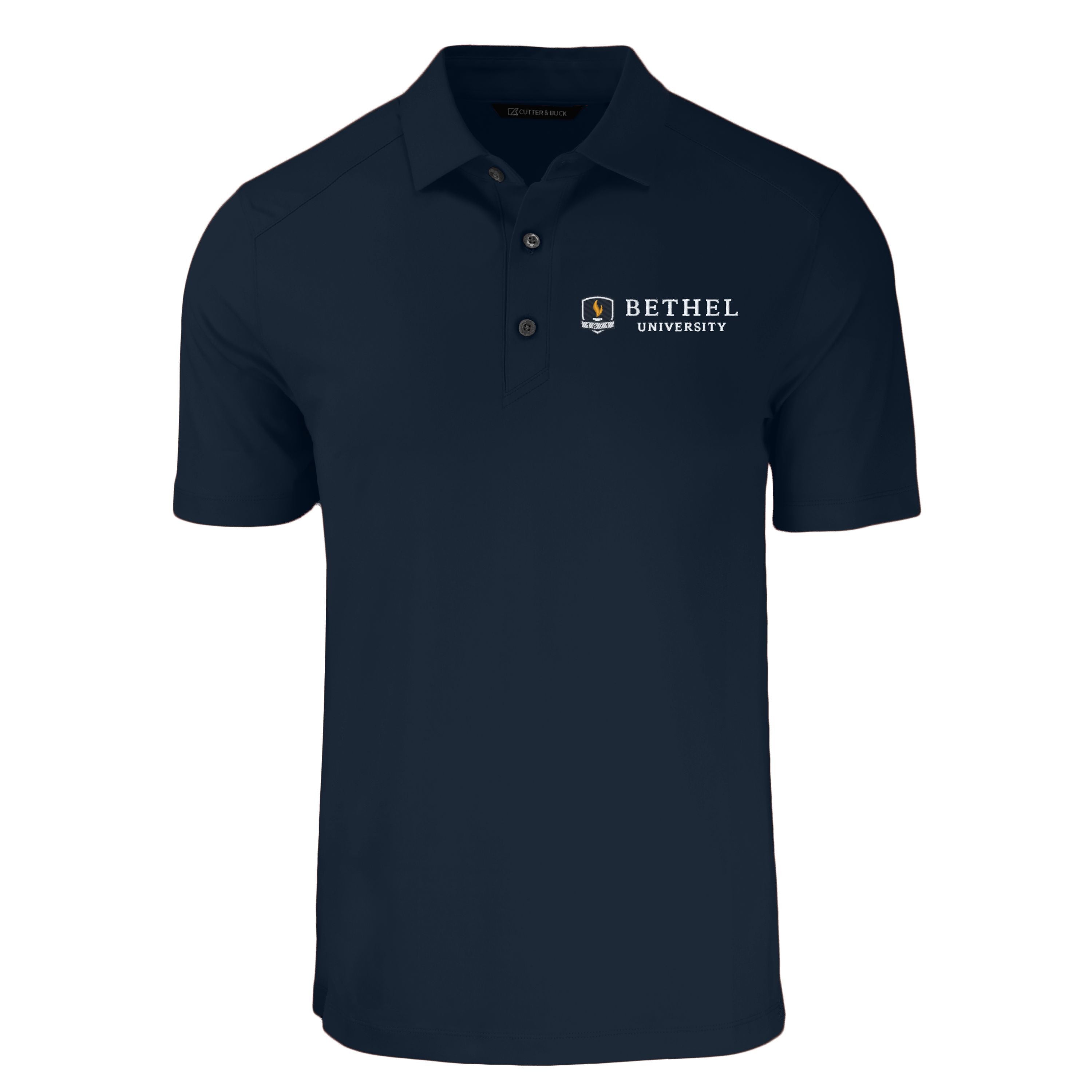 Forge Eco Stretch Recycled Mens Big & Tall Polo | Navy/White
