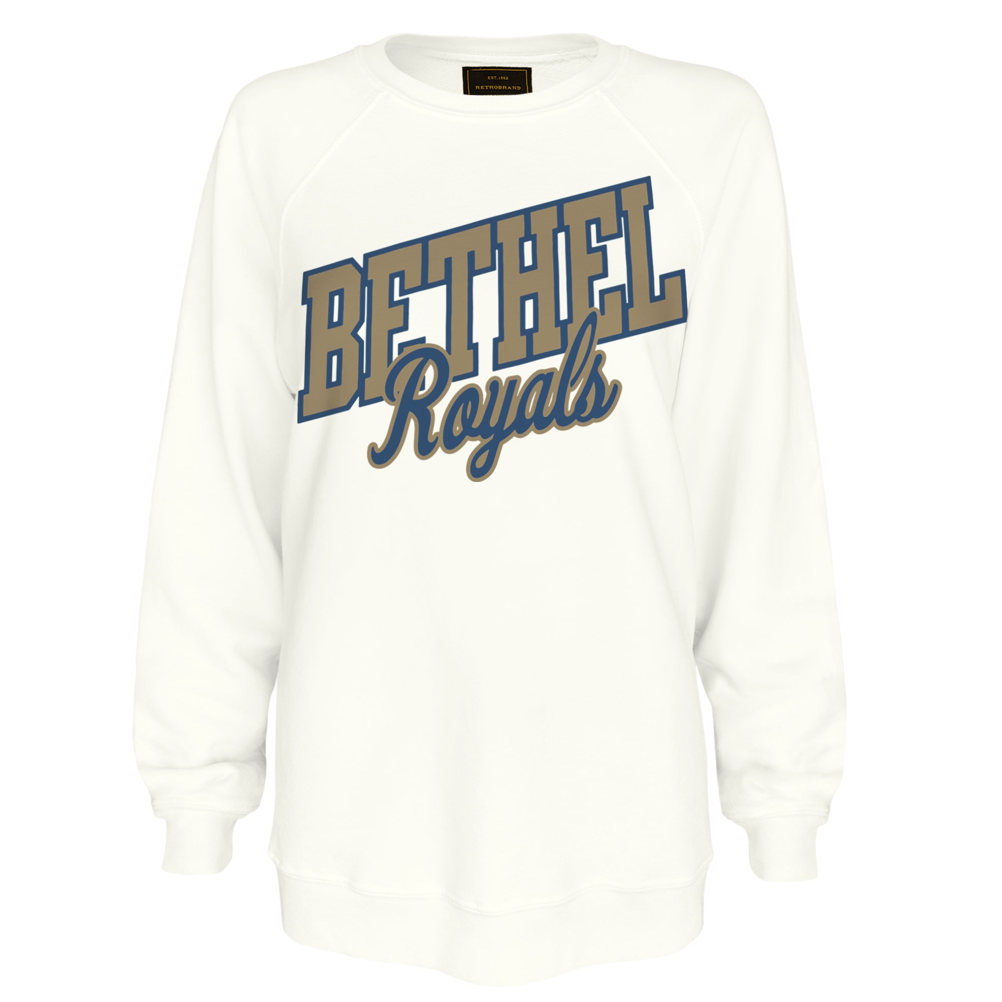 Ladies French Terry Crew | Vintage White