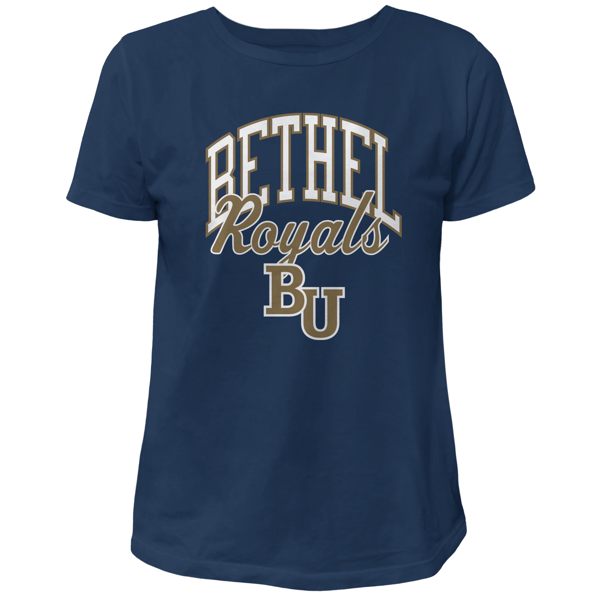 Ladies Vintage Washed Cotton Tee | Navy