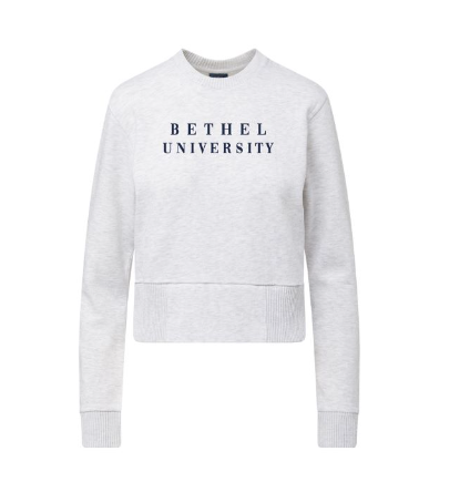 MV Sport Ladies Crop Crew | Ash Gray