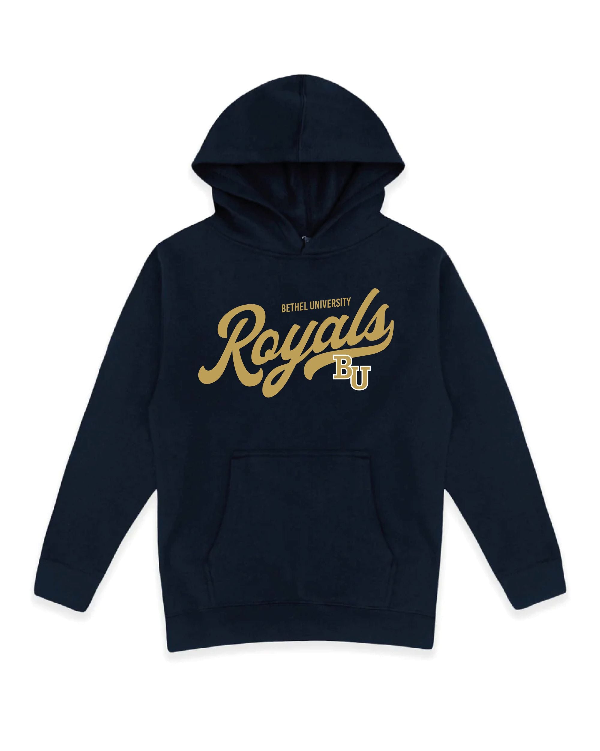 Youth Vintage Script Hood | Navy