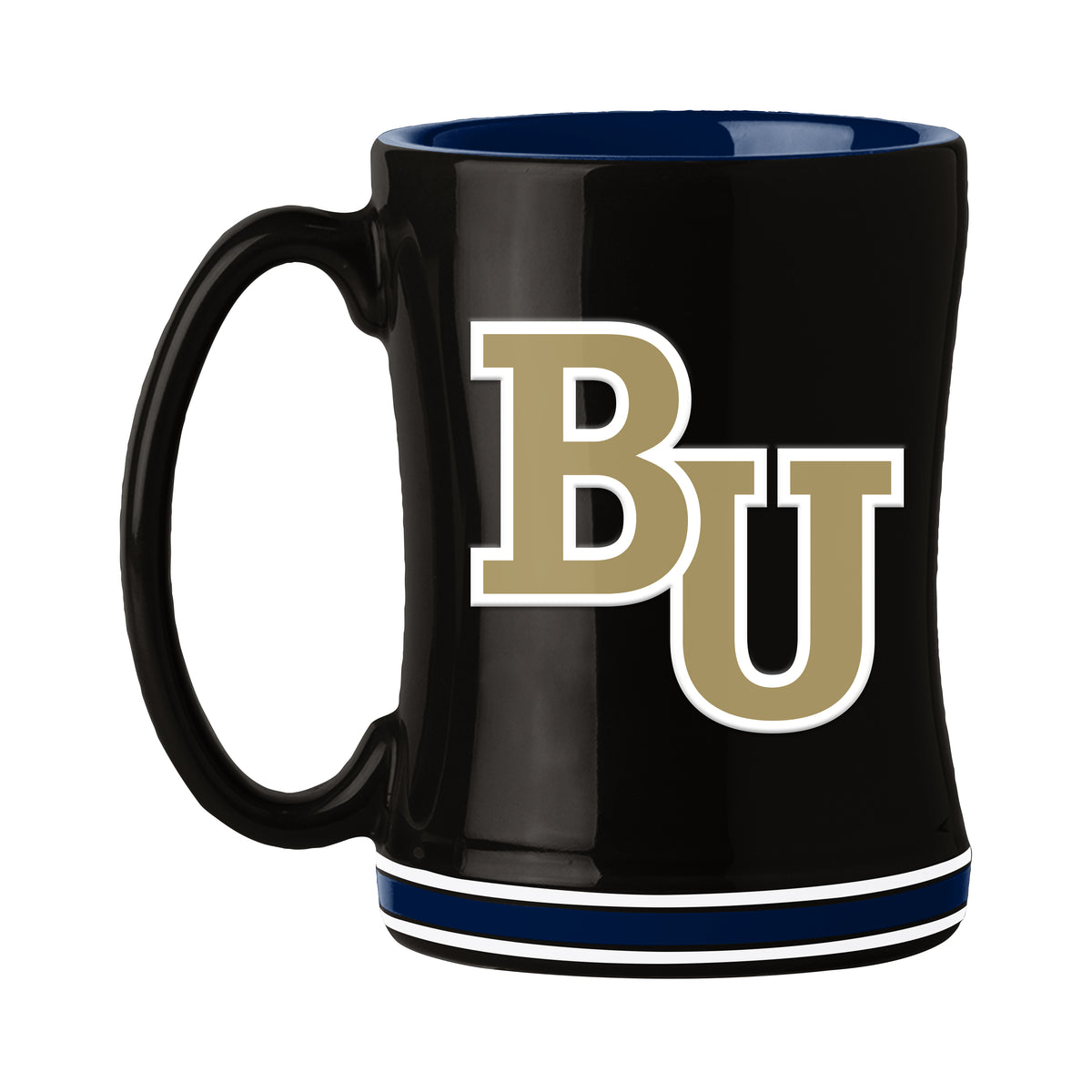 14 oz Relief Ceramic Mug | Vegas Gold