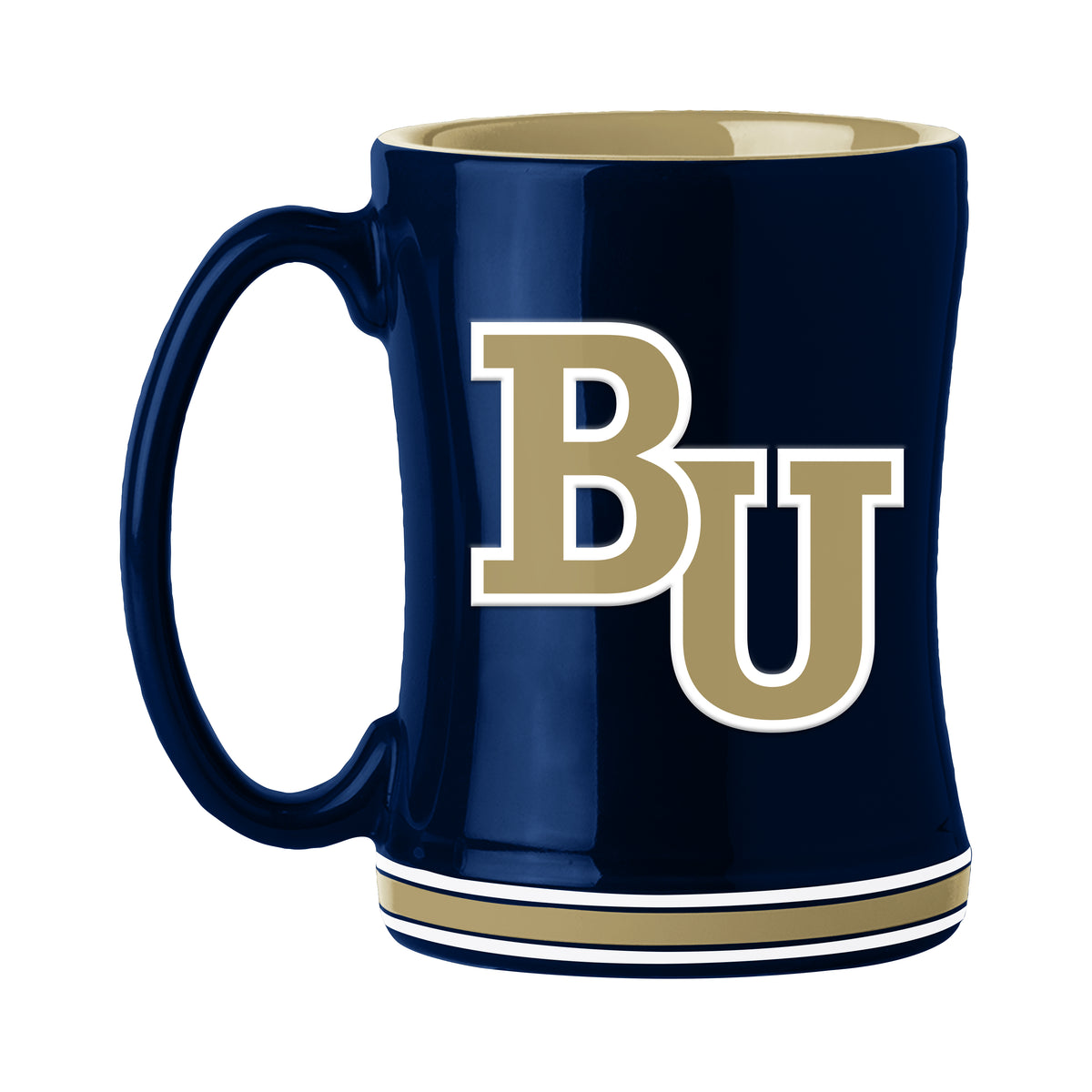 14 oz Relief Ceramic Mug | Navy