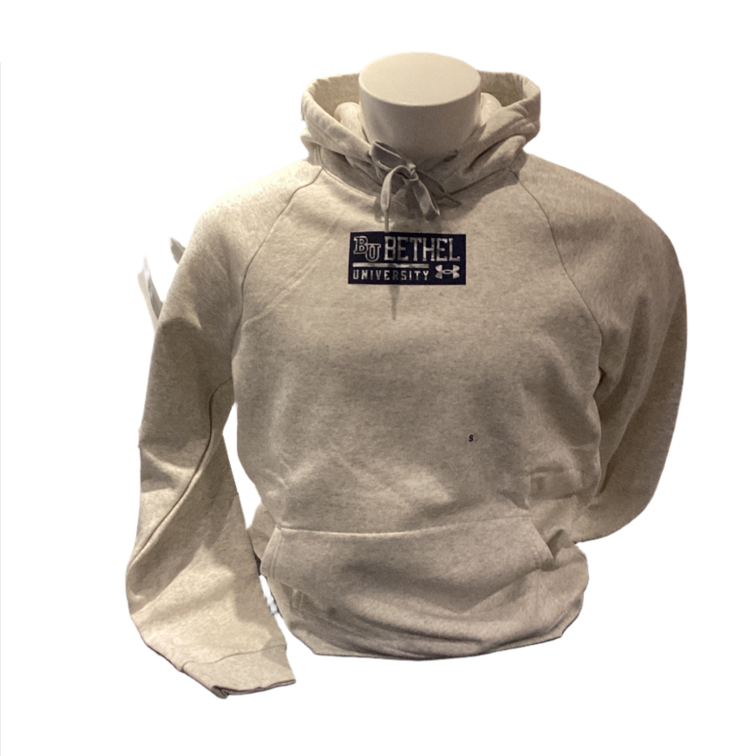 UA Small camo decal Hoodie | Lt Gray