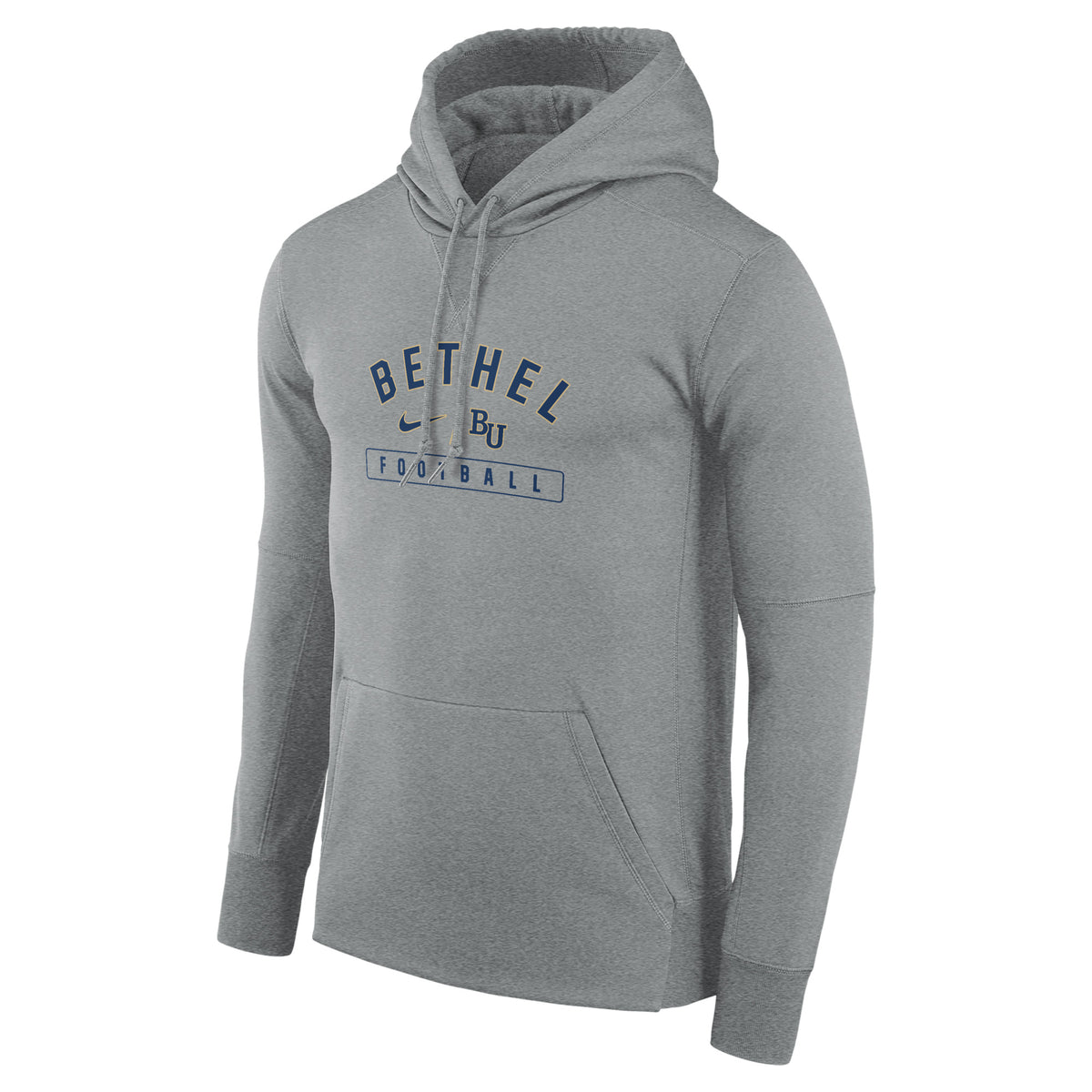 Therma PO Football Hoodie | Dark Heather Grey