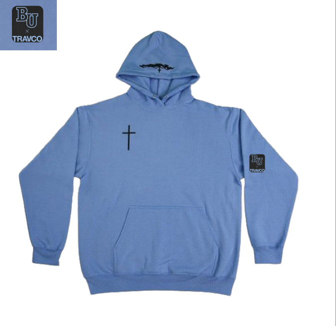 BU Salt & Light Hooded Sweatshirt | Carolina Blue