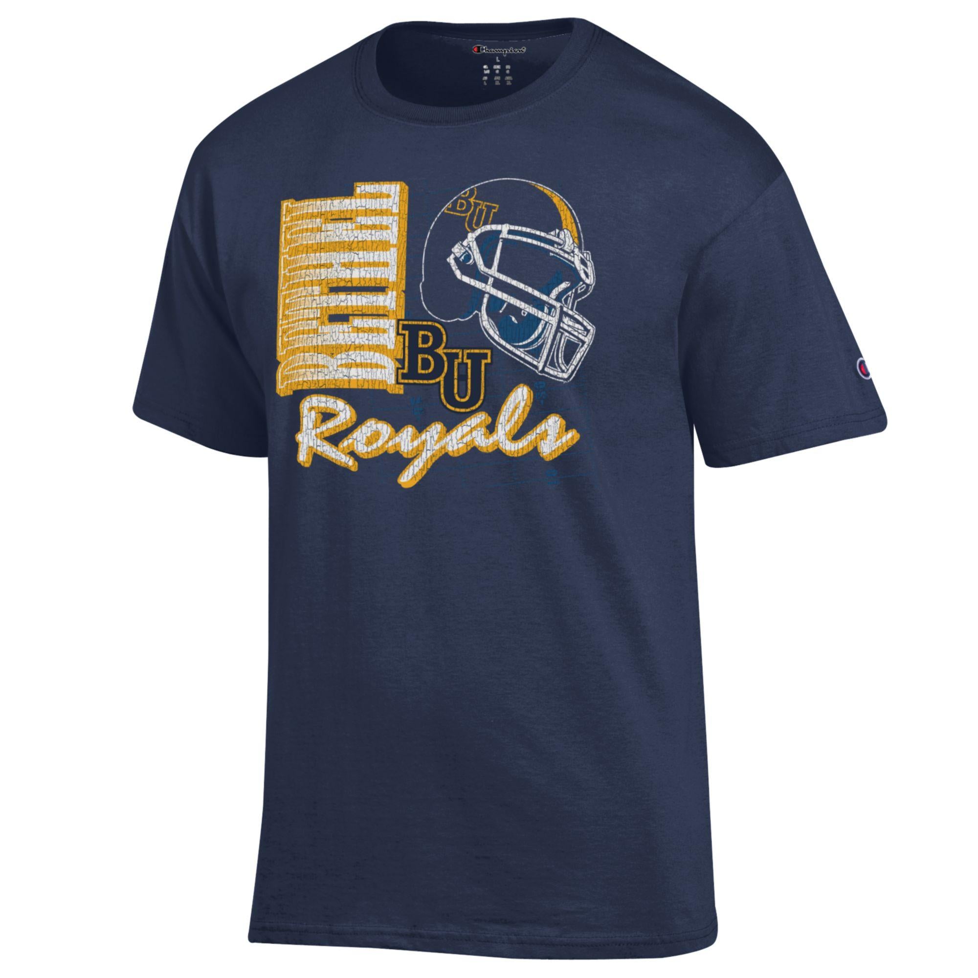 Retro Football Tee | Navy