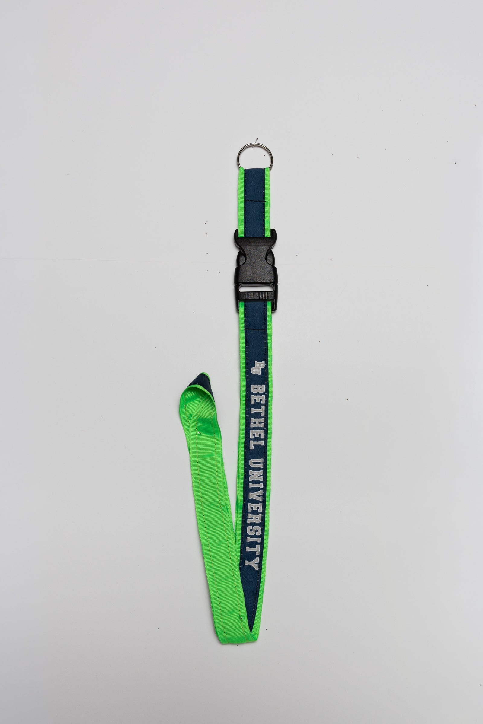 LANYARD NEON GREEN & NVY