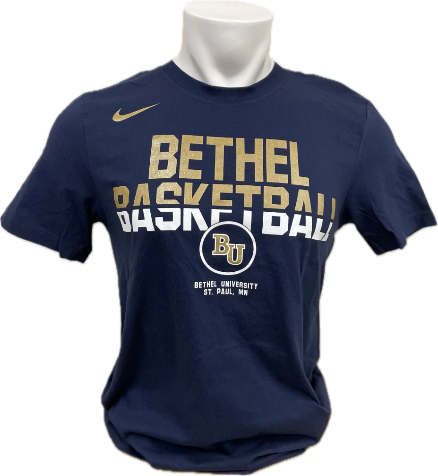 Nike Core Cotton Short Sleeve Basketball Tee | Navy