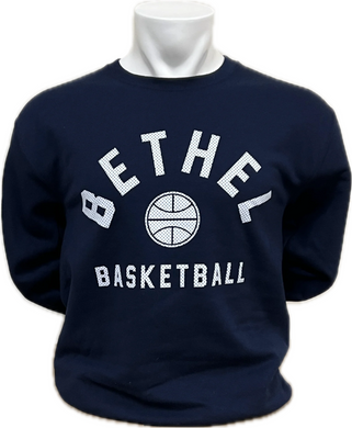 Crewneck Basketball Sweatshirt, Navy (F24)