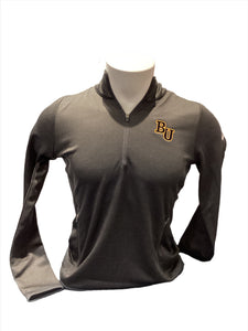 Ladies Nike 1/4 zip BU, Graphite