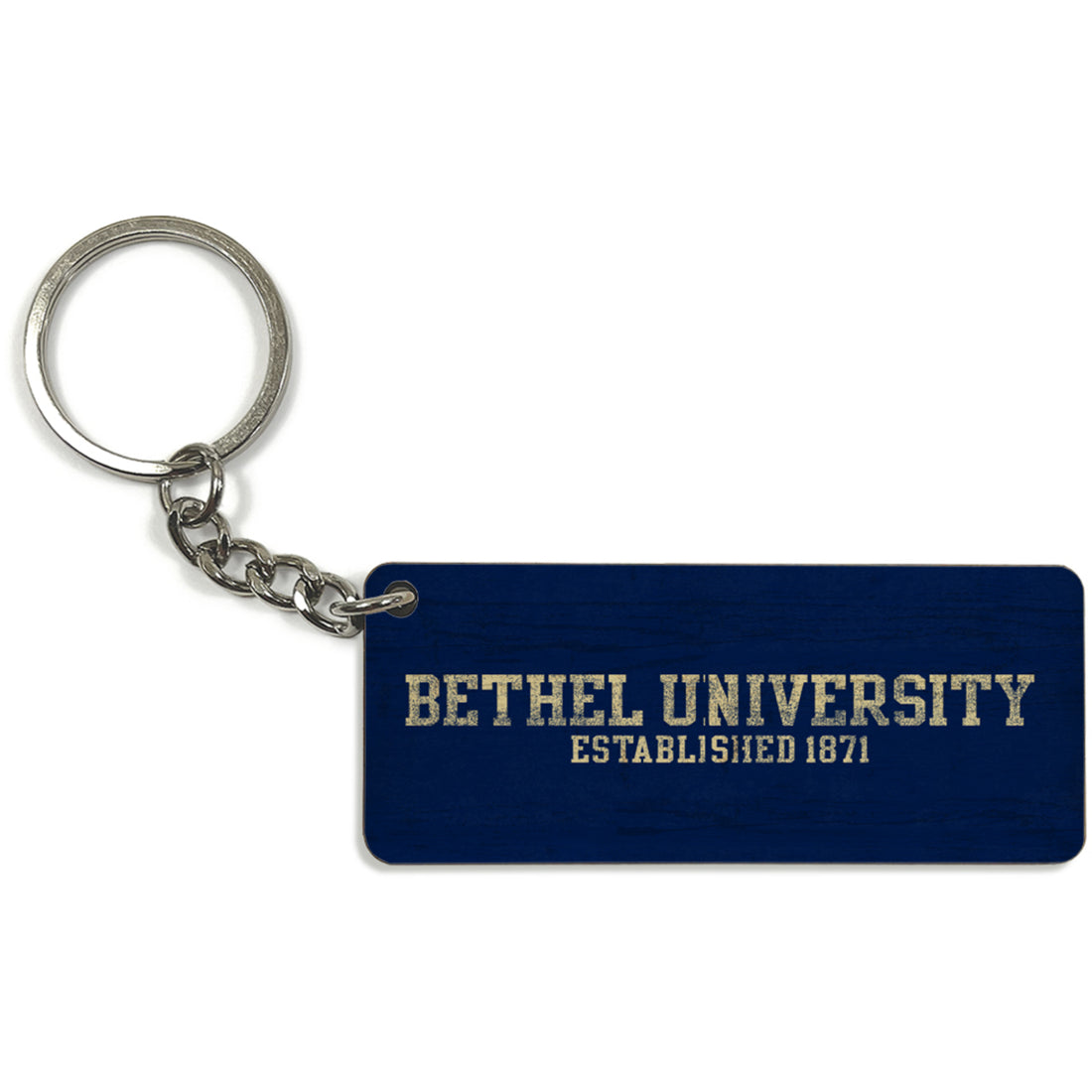 Small Rectangle Key Chain | Navy