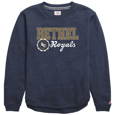Victory Springs Ladies Crewneck | Heather Liberty Navy