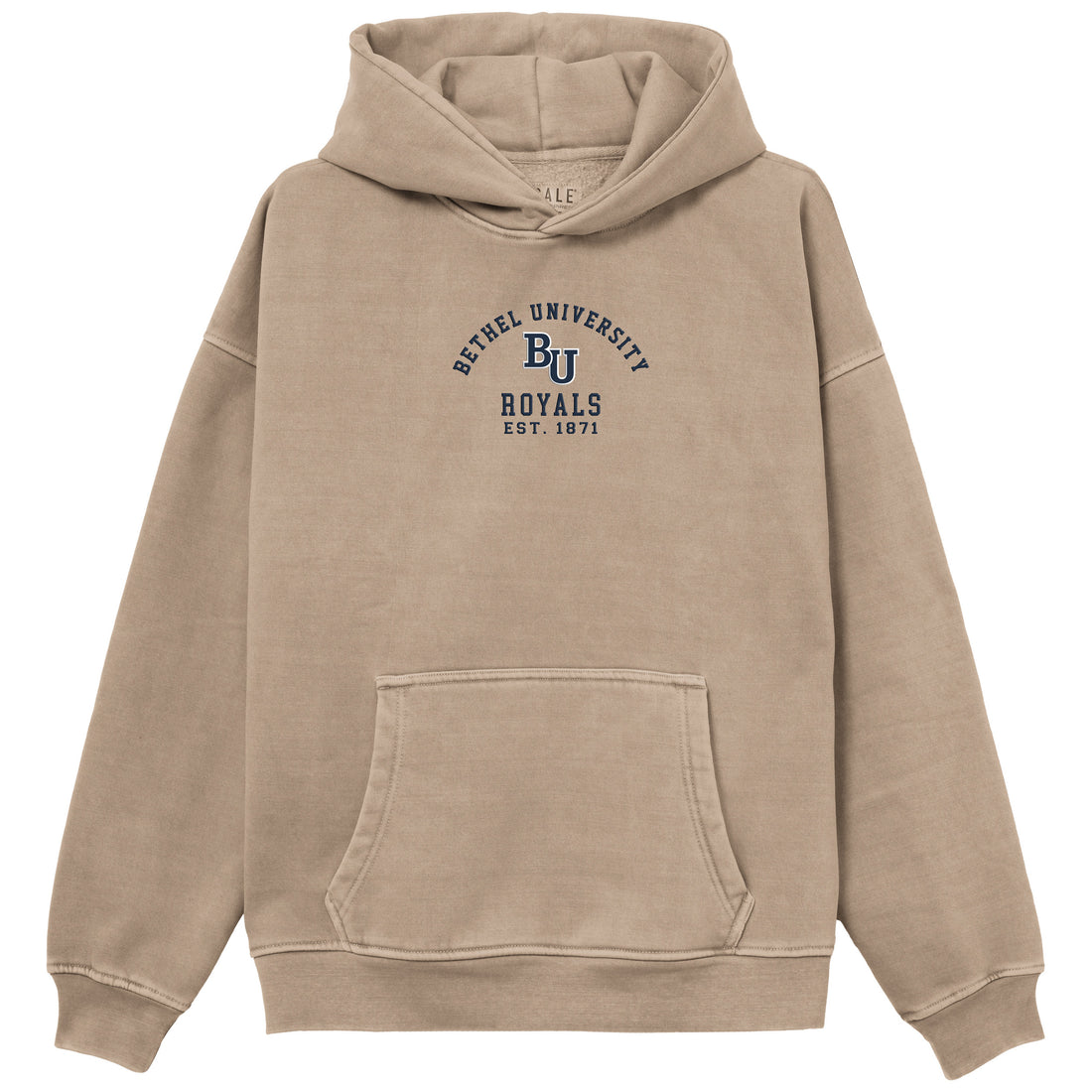 Pigment Dye Oversized Hood | Beige