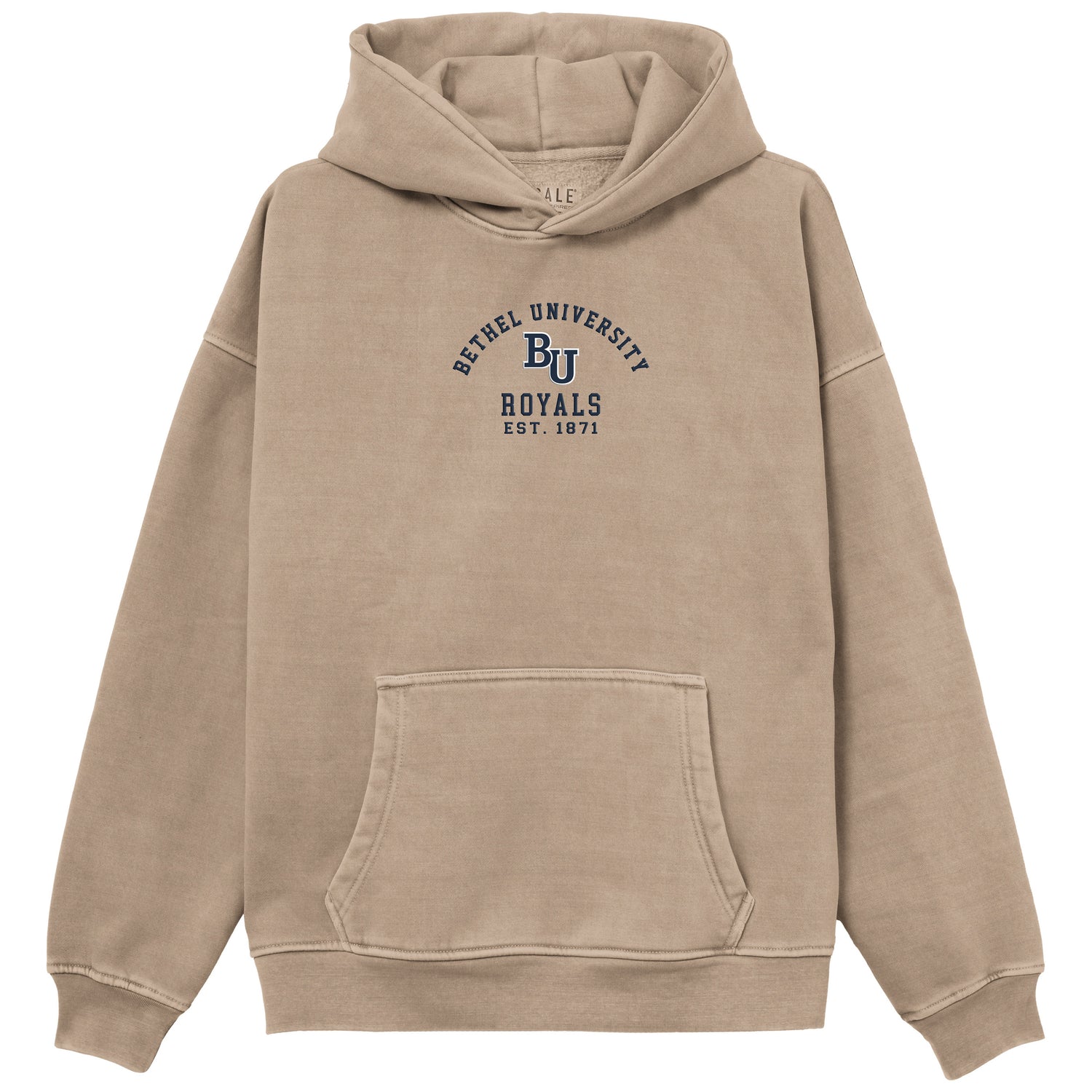 Pigment Dye Oversized Hood | Beige