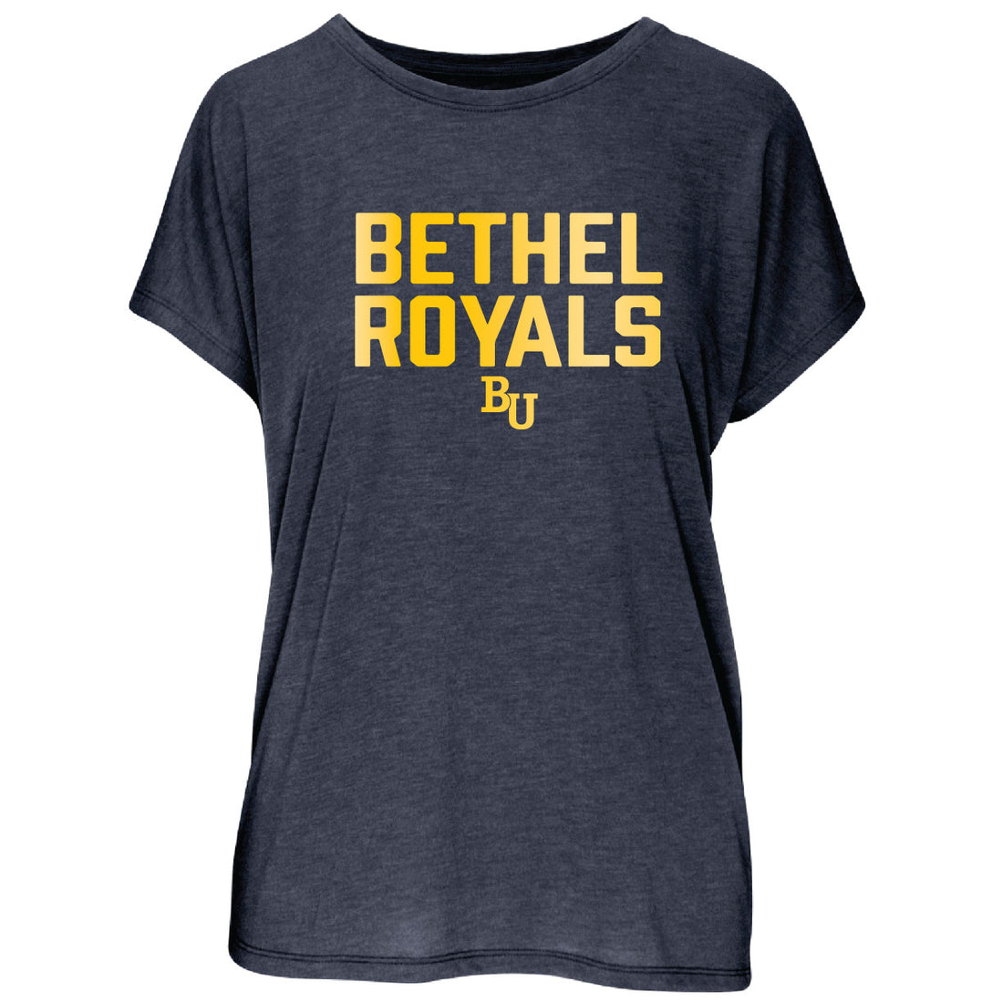 Ladies Blossom Short Sleeve Tee | Navy Heather