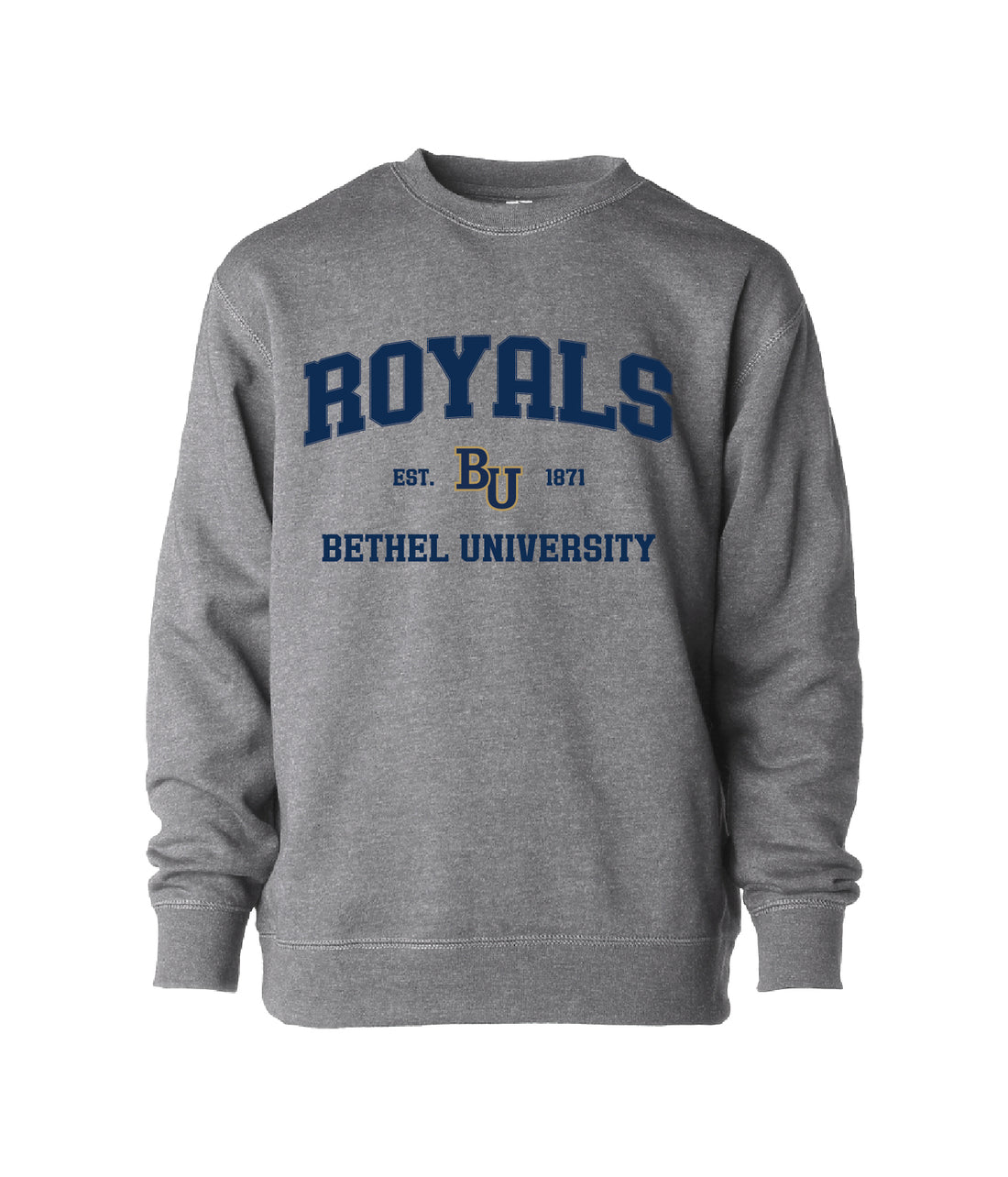 Youth Logoed Crew | Nickel