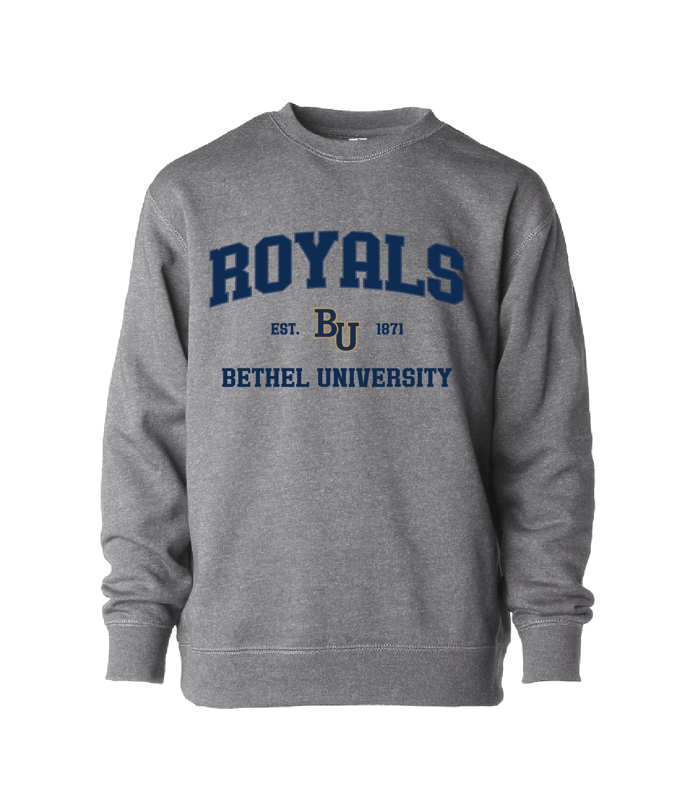 Youth Logoed Crew | Nickel