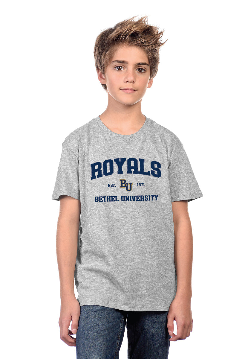 Youth Logoed Tee | Athletic Heather