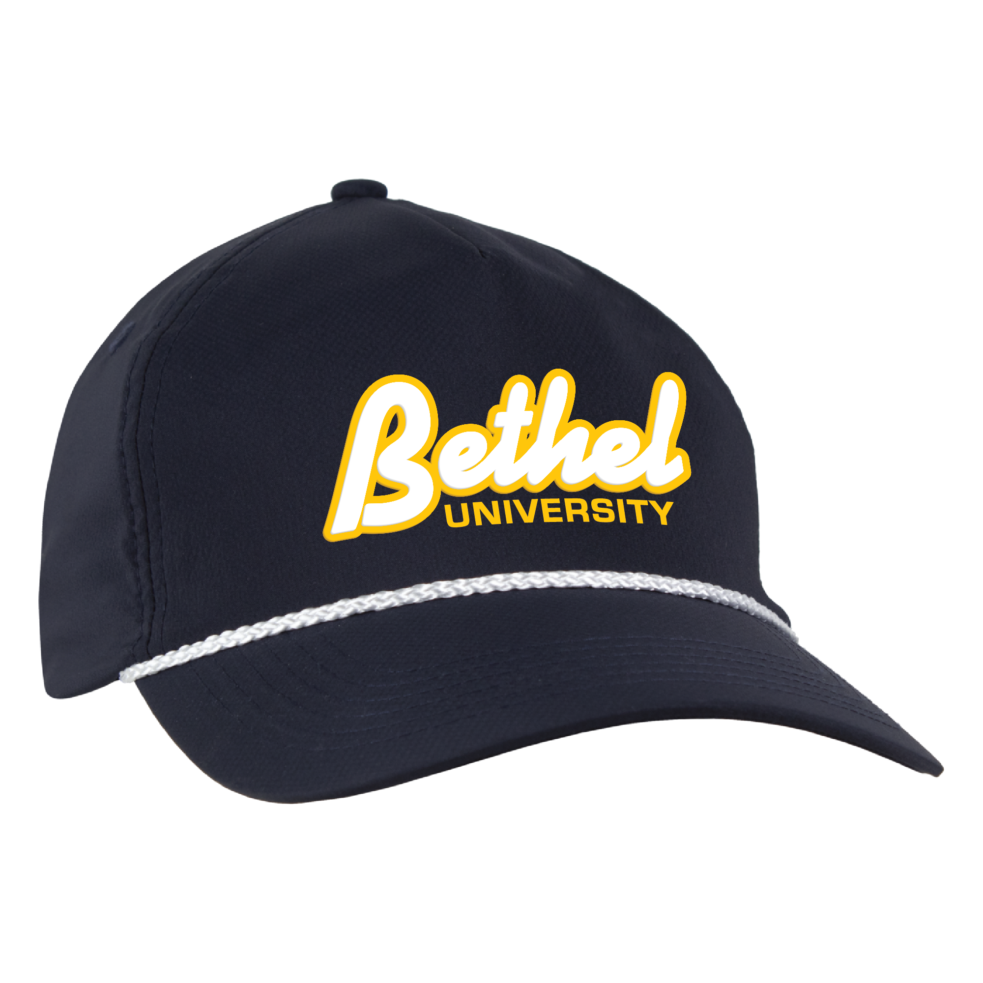 Alto Structured Classic 5-Panel Tech Fabric Cap | Navy