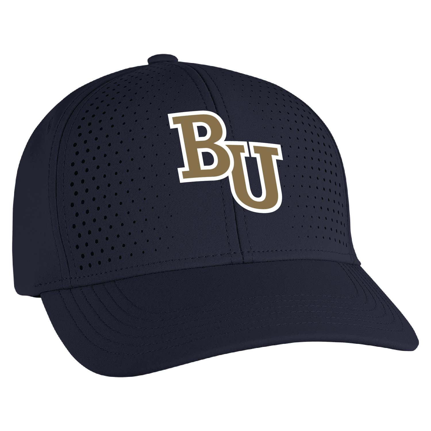 Airflow Laser Front Panel Structured Classic Fit Cap | Navy