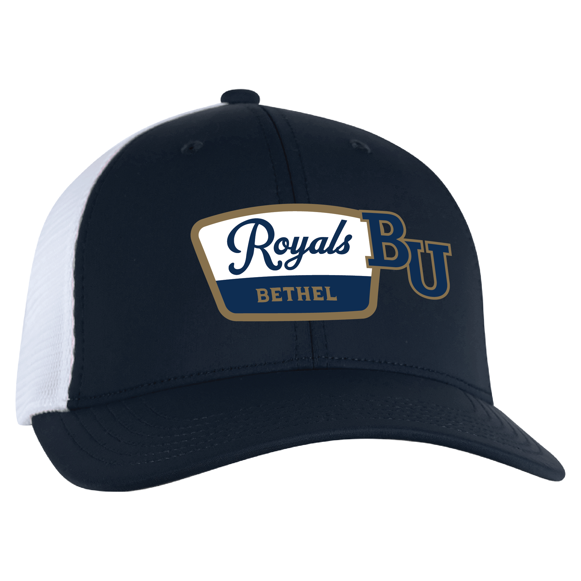 Hugo Structured Solid Nylon Spandex Classic Stretch Fit Cap | Navy