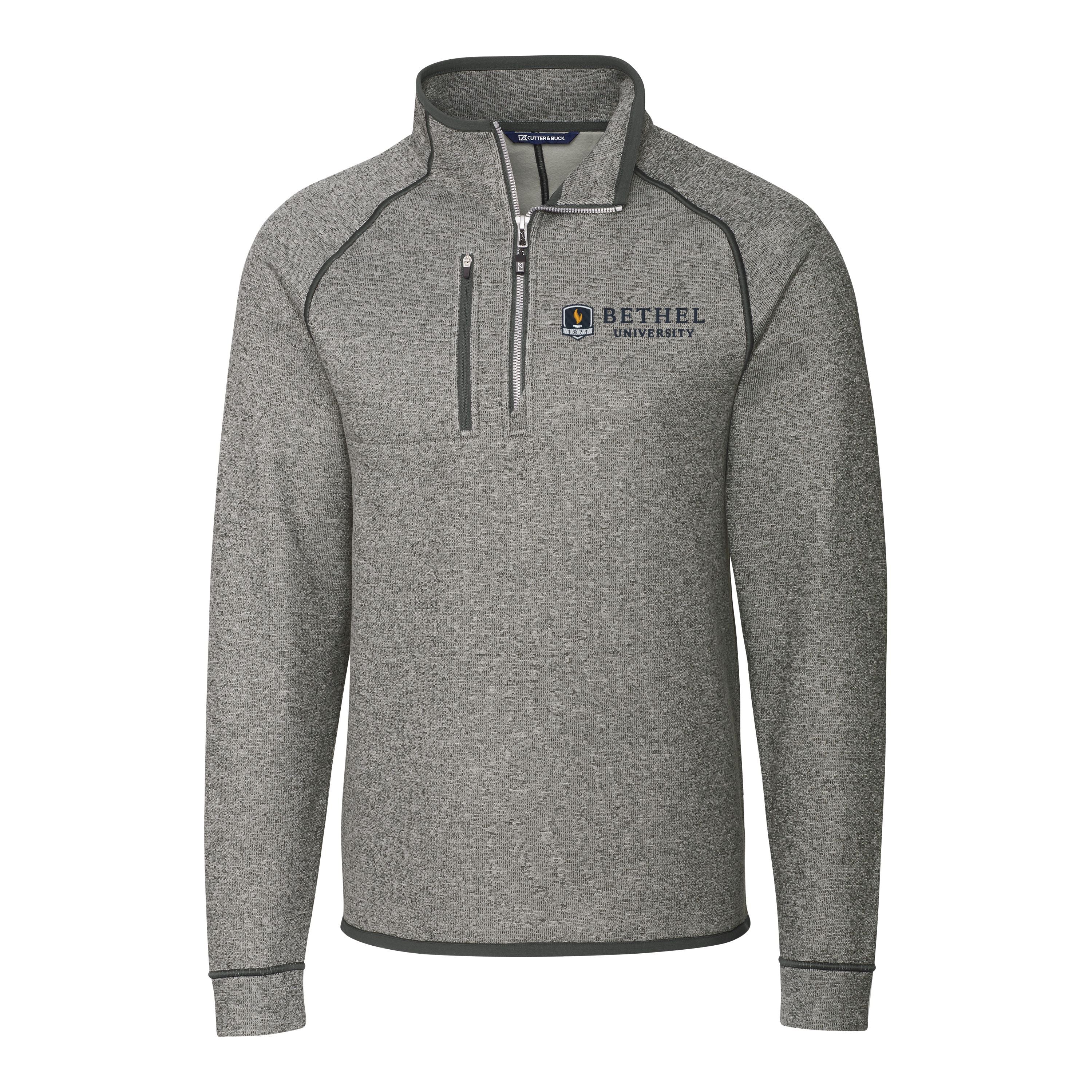 Mainsail Sweater-Knit Mens Big &amp; Tall Half Zip Pullover Jacket | Polished