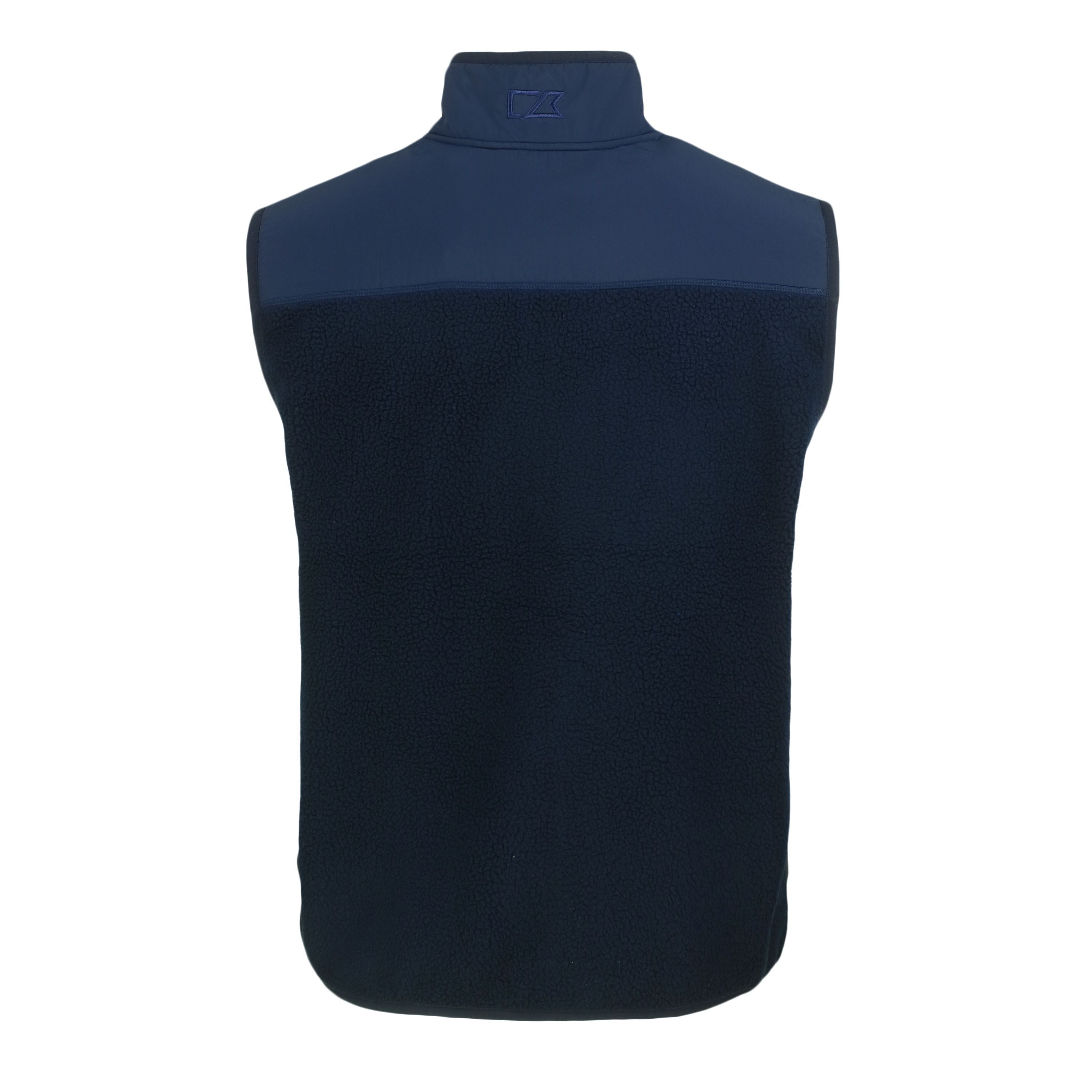 Cascade Eco Sherpa Mens Big &amp; Tall Fleece Vest | Navy