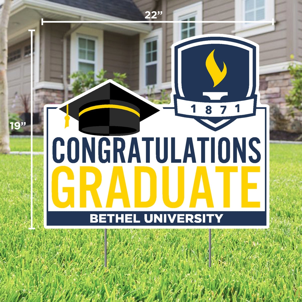 Graduation Yard Sign, Congratulations Graduate