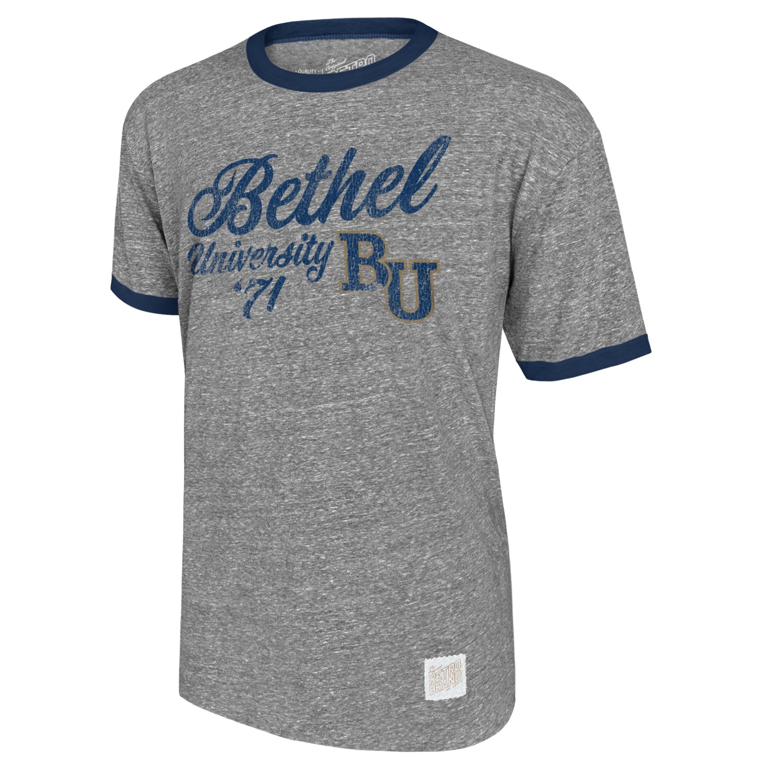 Vintage Tri-Blend Ringer Tee | Grey