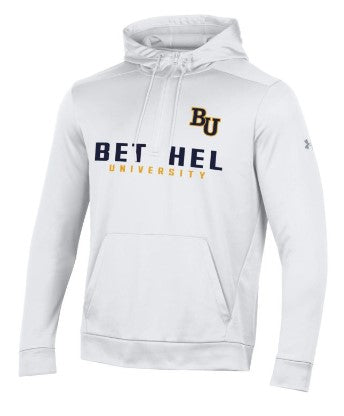 UA Half Zip Hoodie, White