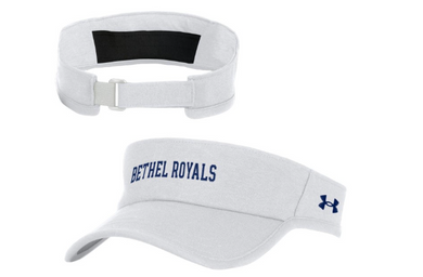 UA Bethel Royals Visor, White