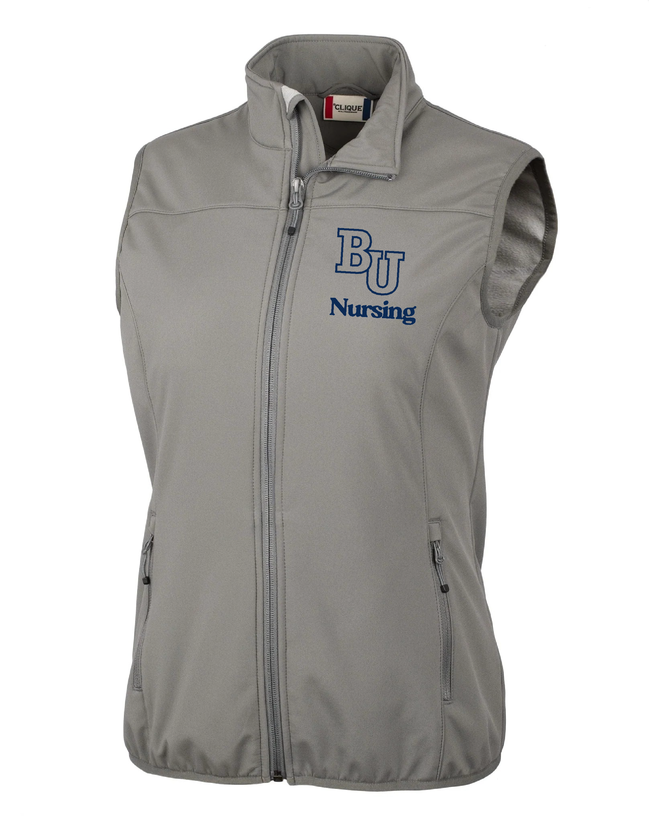 Ladies Nursing Trail Softshell Vest | Pure Slate