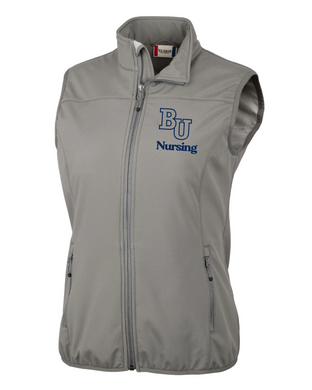 Ladies Nursing Trail Softshell Vest | Pure Slate