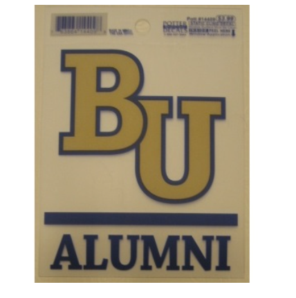 WINDOW CLING BU ALUMNI
