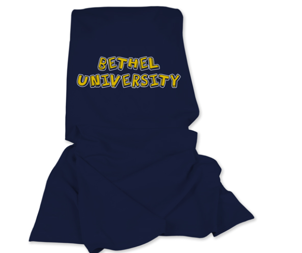 Bethel Fleece Blanket, Navy