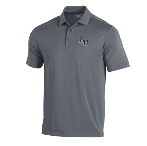 UA Mens Loose Polo Shirt | Dark Grey