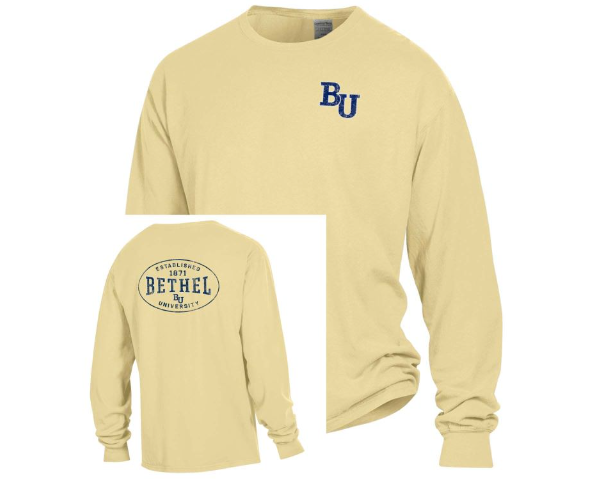 ComfortWash BU Front and Back Long Sleeve | Yellow