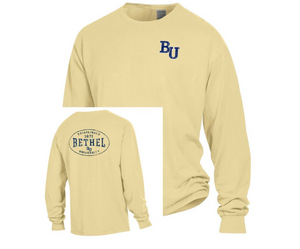 ComfortWash BU Front and Back Long Sleeve, Yellow