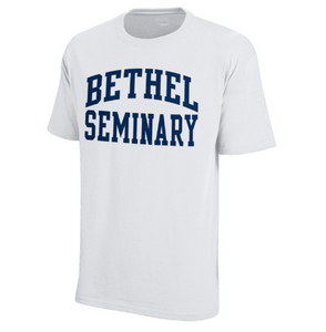 Gear Bethel Seminary Tee, White with Navy