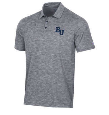 Champion Sport Polo, Heather Navy with Navy BU