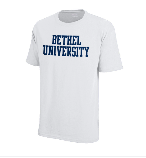 Gear Bethel U SS Tee | White with Navy
