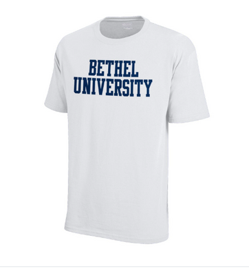 Gear Bethel U SS Tee, White with Navy