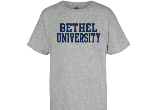 MV Sport Youth SS Tee | Gray with Navy