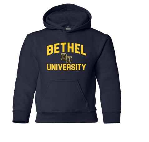 MV Sport Youth Hoodie | Navy with Gold