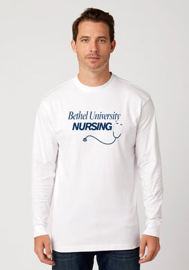 Stethoscope Long Sleeve Tee | White