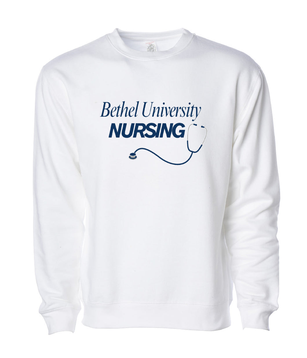 Stethoscope Crewneck | White