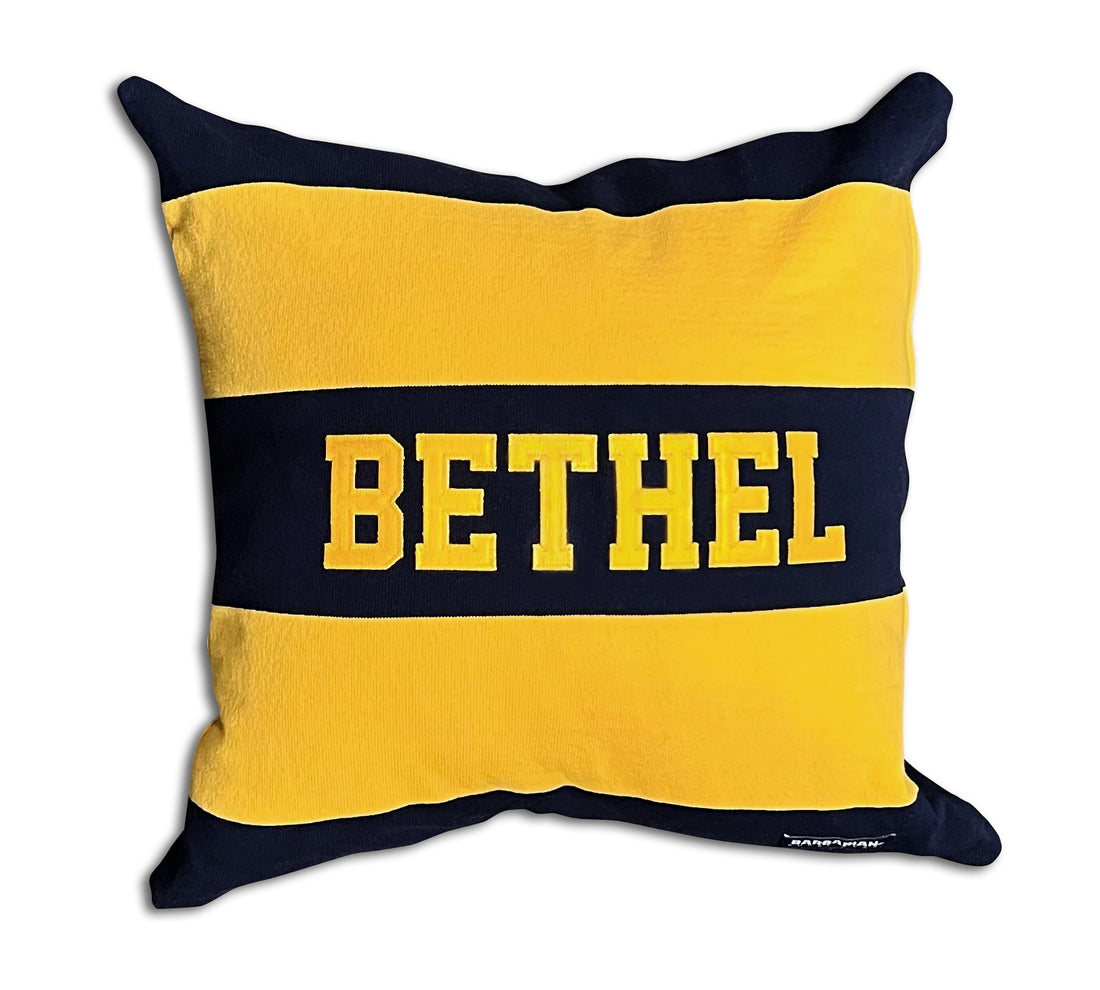 Rugby Stripe Pillow | Navy