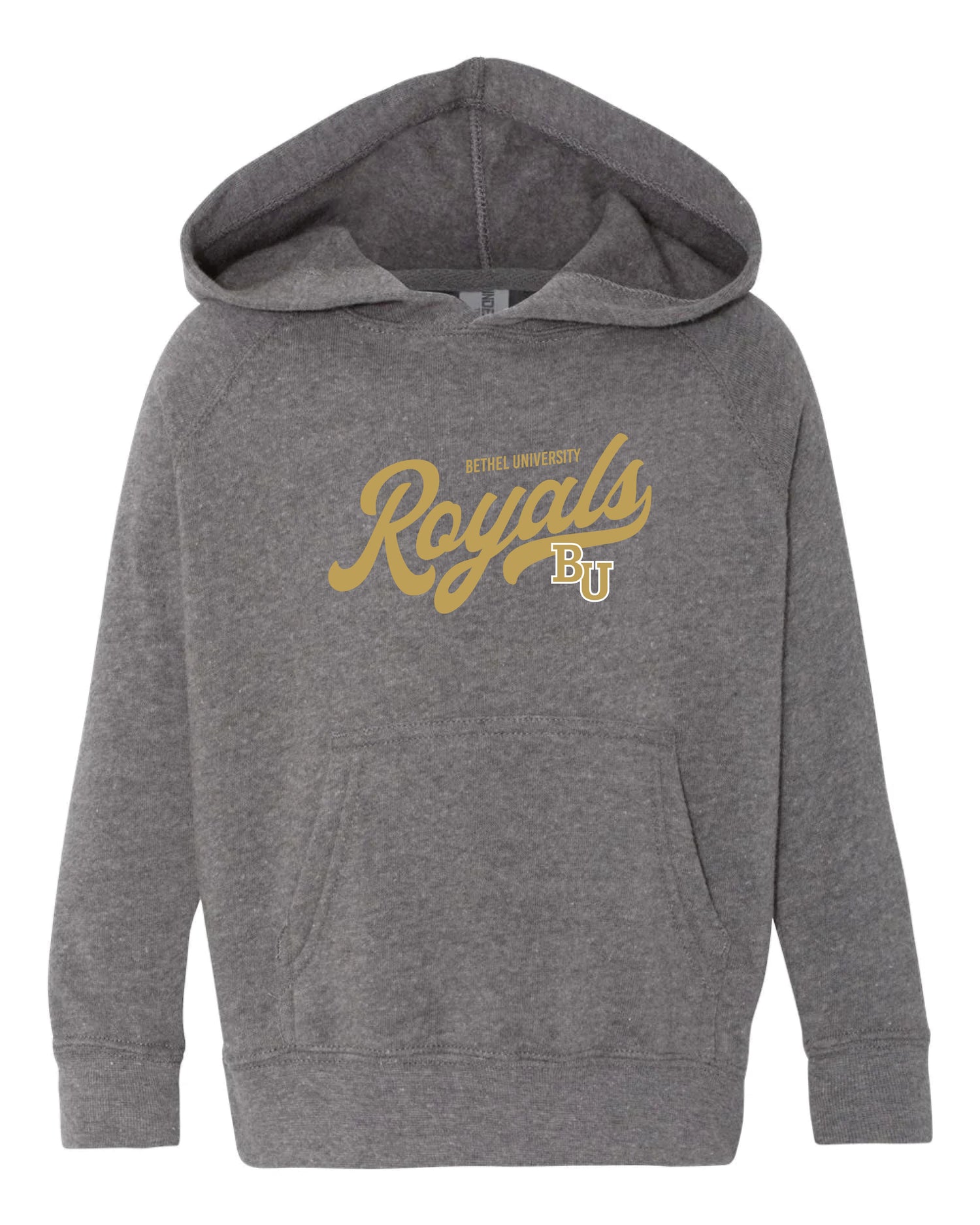 Toddler Vintage Script Hood | Nickel